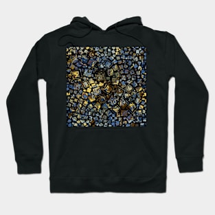 Square Abstract Old Maters Colors Hoodie